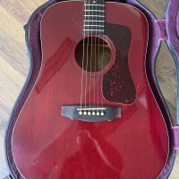 1972 Guild D-25 Cherry + OHSC vintage