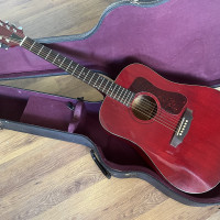 1972 Guild D-25 Cherry + OHSC vintage