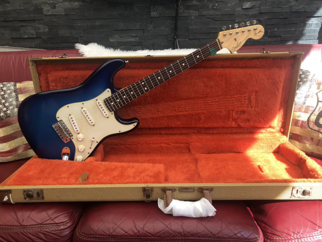 Fender stratocaster Bonnie Raitt Signature Blue burst