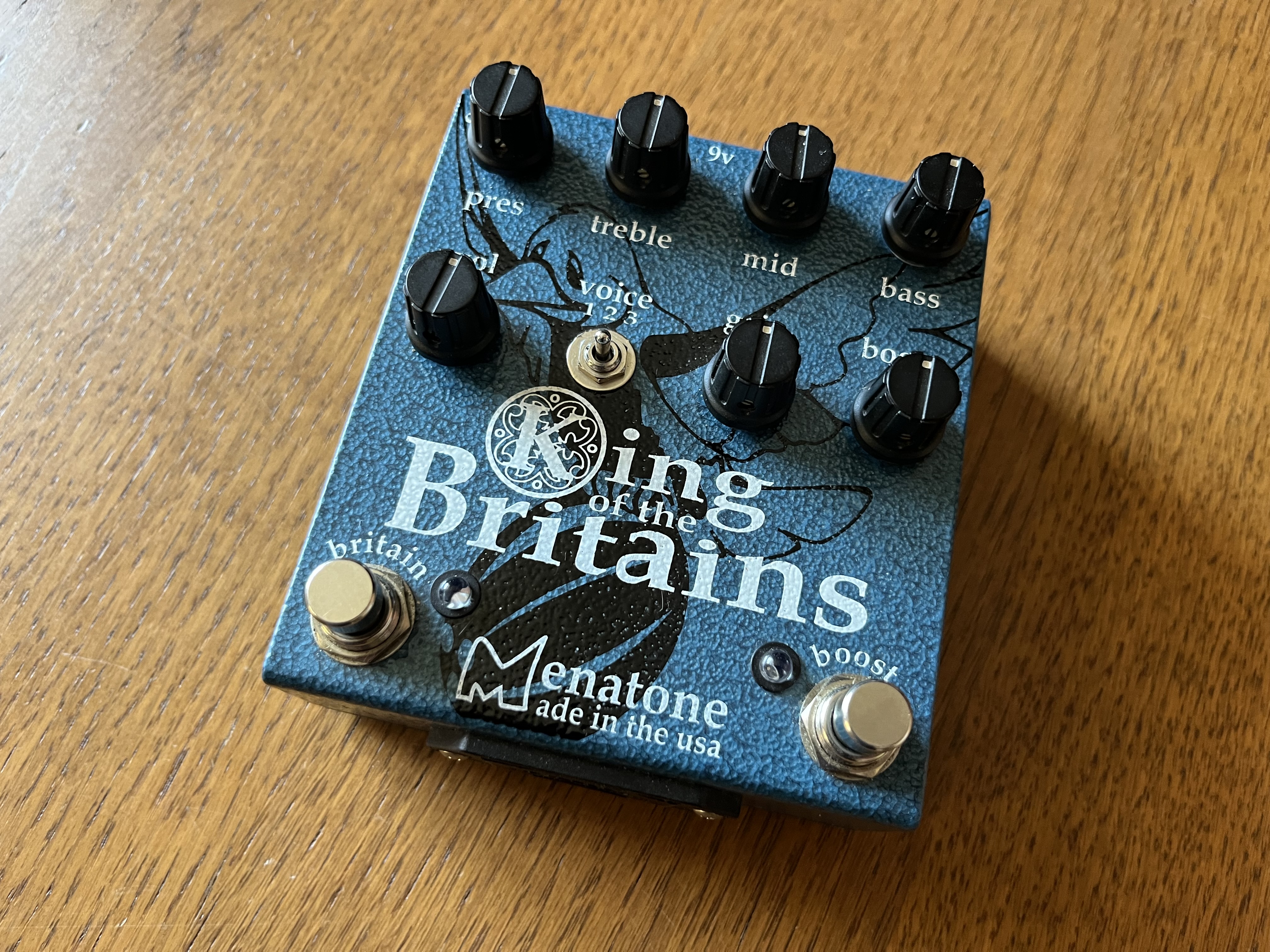 Guitarmy | Menatone King Of The Britains 7-knob + boost 2007 - RARE -